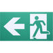 Running Man LED 13 inch White Exit & Emergency Ceiling Light