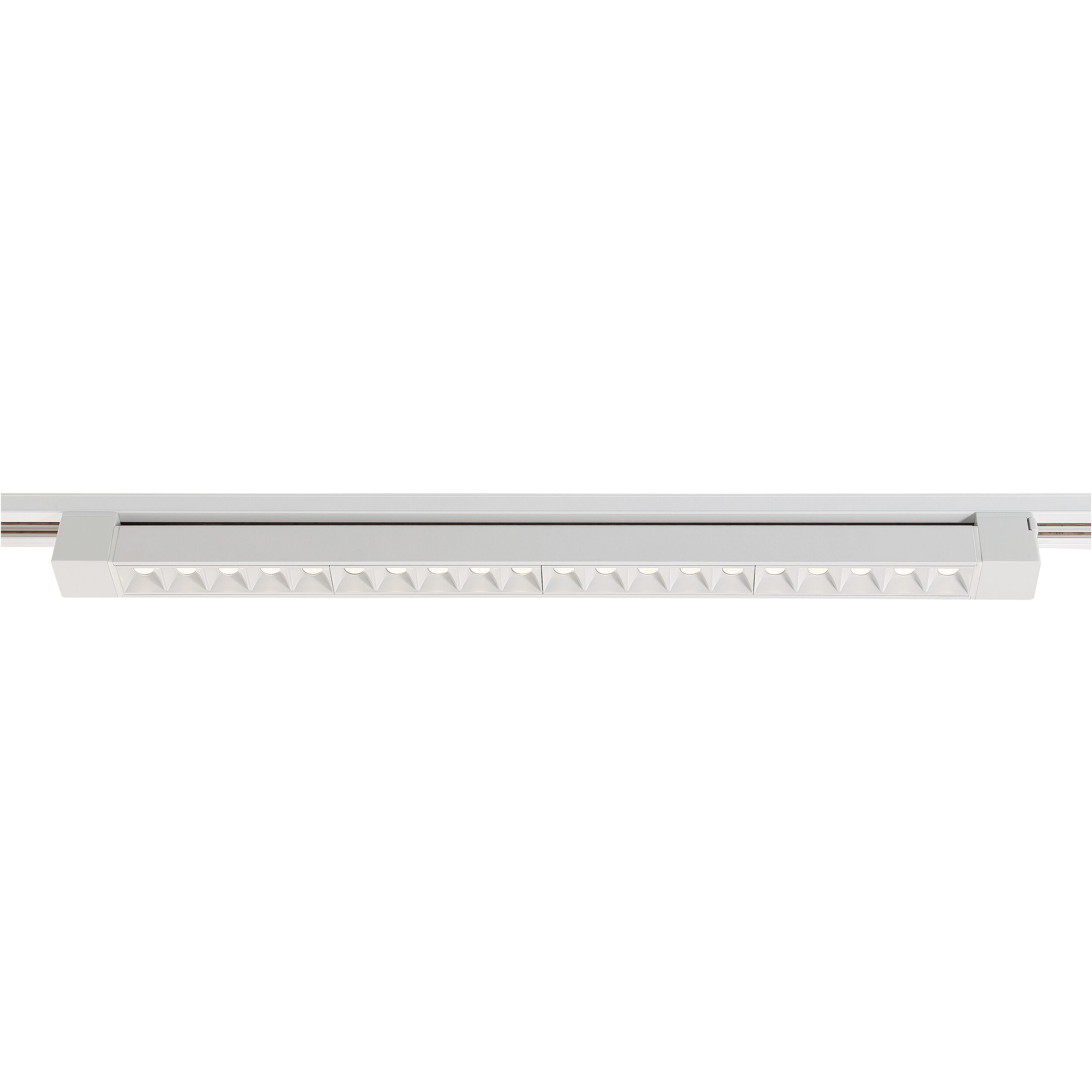 Brentwood 120 White Track Head Ceiling Light