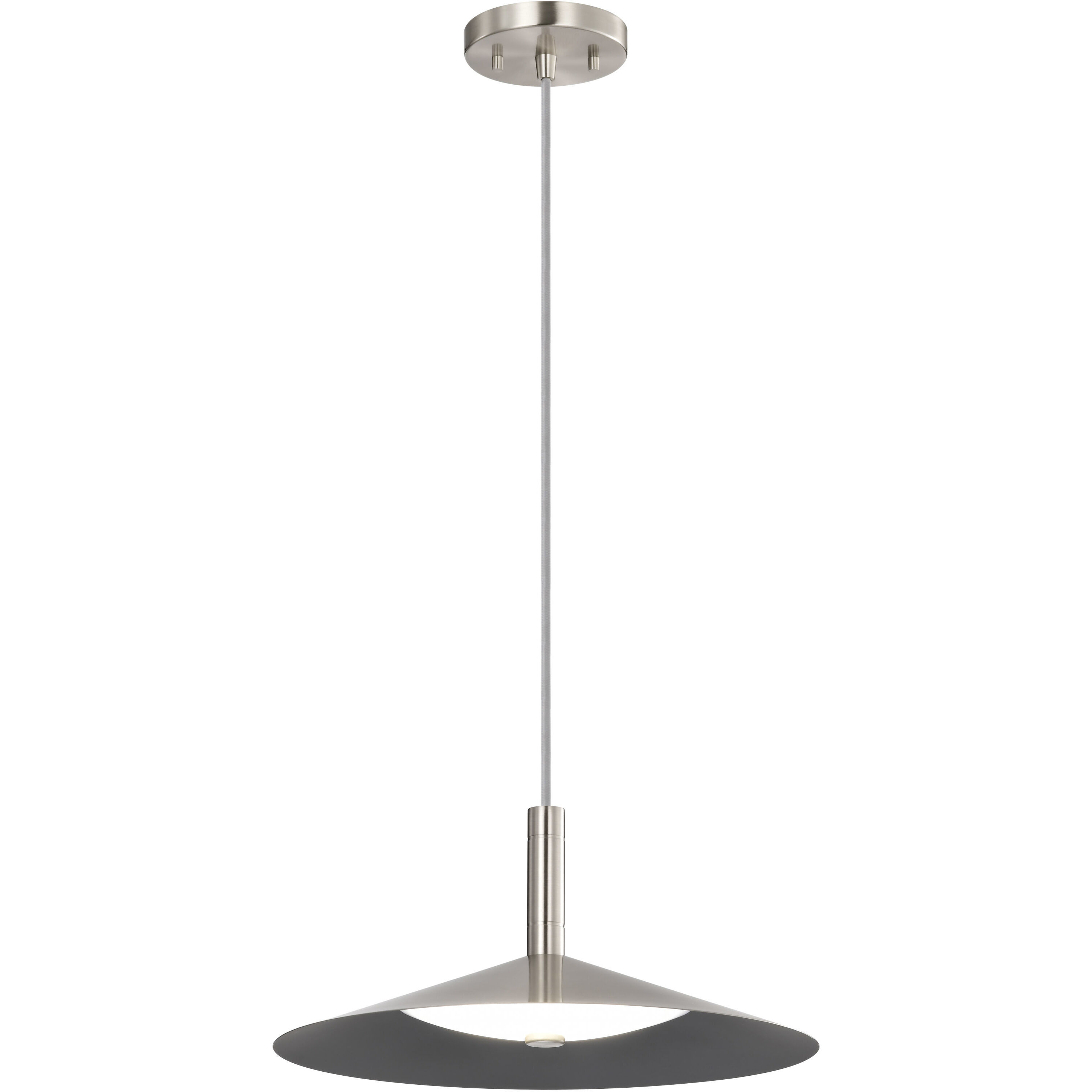 Corrine LED 14 inch Brushed Nickel Pendant Ceiling Light