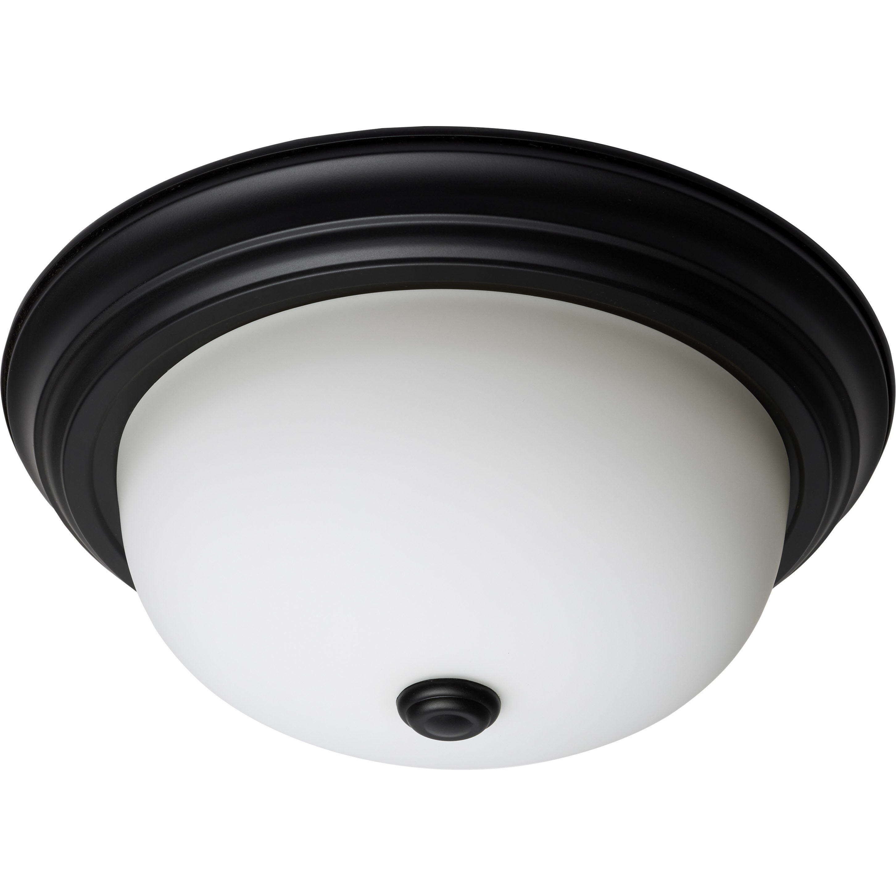 Brentwood 2 Light 13.25 inch Matte Black Flush Mount Ceiling Light
