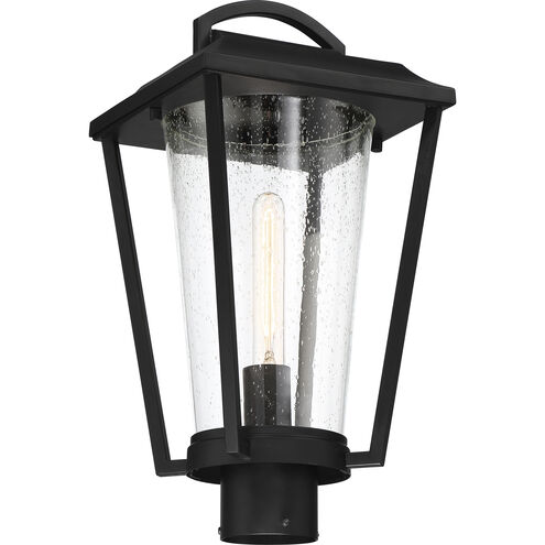 Lakeview 1 Light 18 inch Aged Bronze and Clear Outdoor Post Lantern