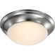 Brentwood LED 12 inch Brushed Nickel Flush Mount Ceiling Light