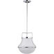 Valdora 1 Light 14 inch Polished Nickel Pendant Ceiling Light