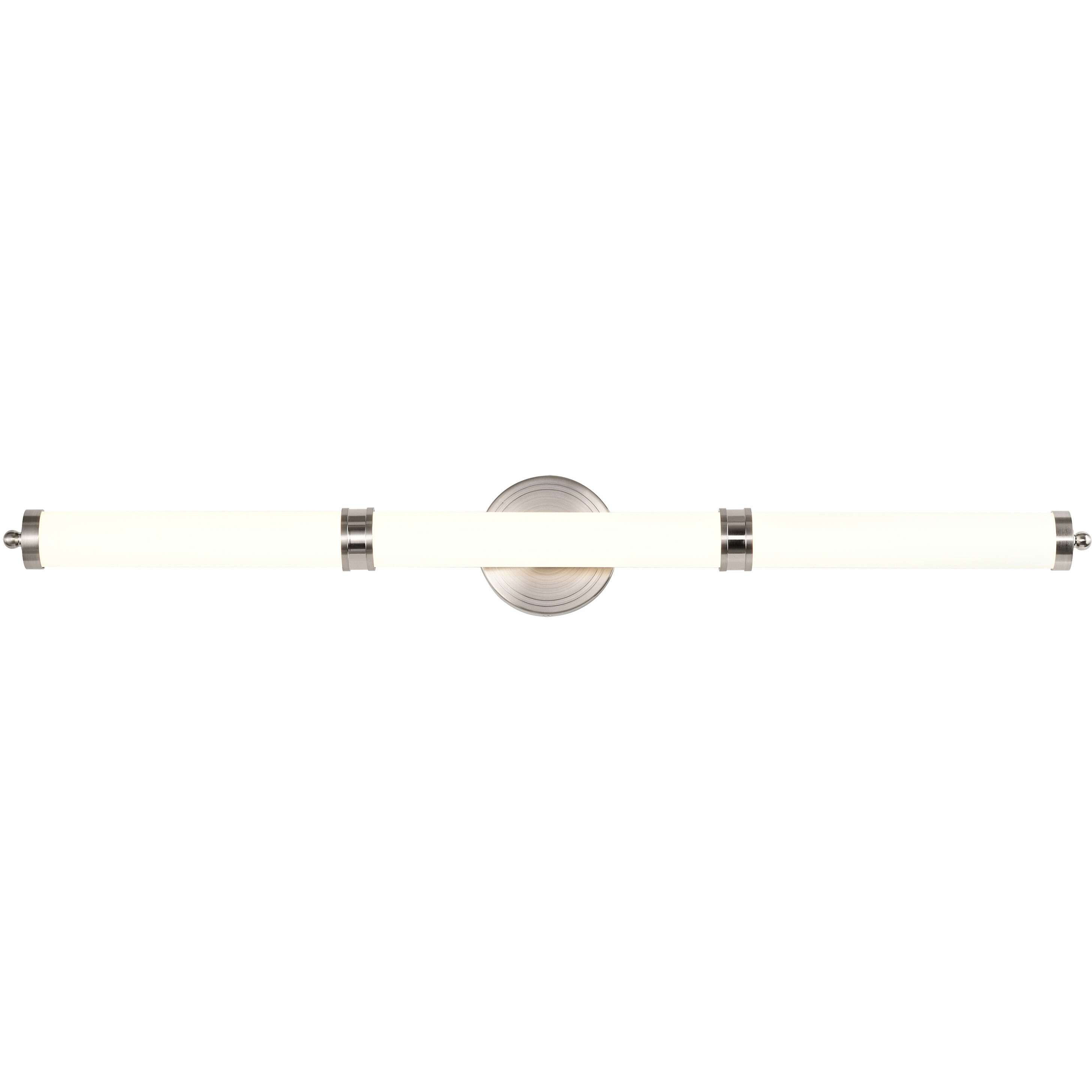 Kagen LED 37.58 inch Brushed Nickel Bath Vanity Light Wall Light