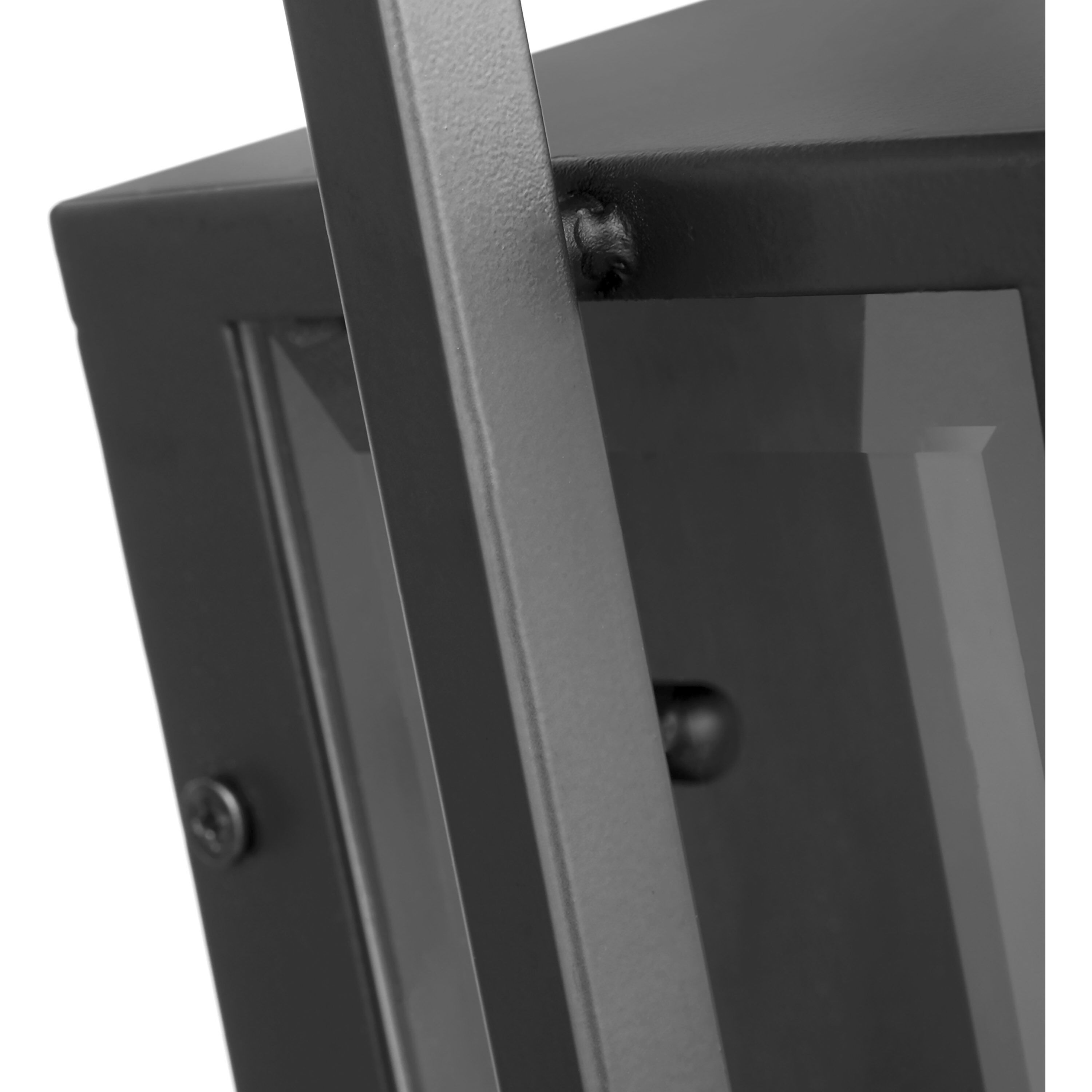 Exhibit 1 Light 17 inch Matte Black Outdoor Wall Sconce