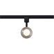 Brentwood 1 Light 120 Matte Black and Brushed Nickel Track Lighting Ceiling Light
