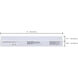 CounterQuickSlim 120 LED 6 inch White Under Cabinet & Cove