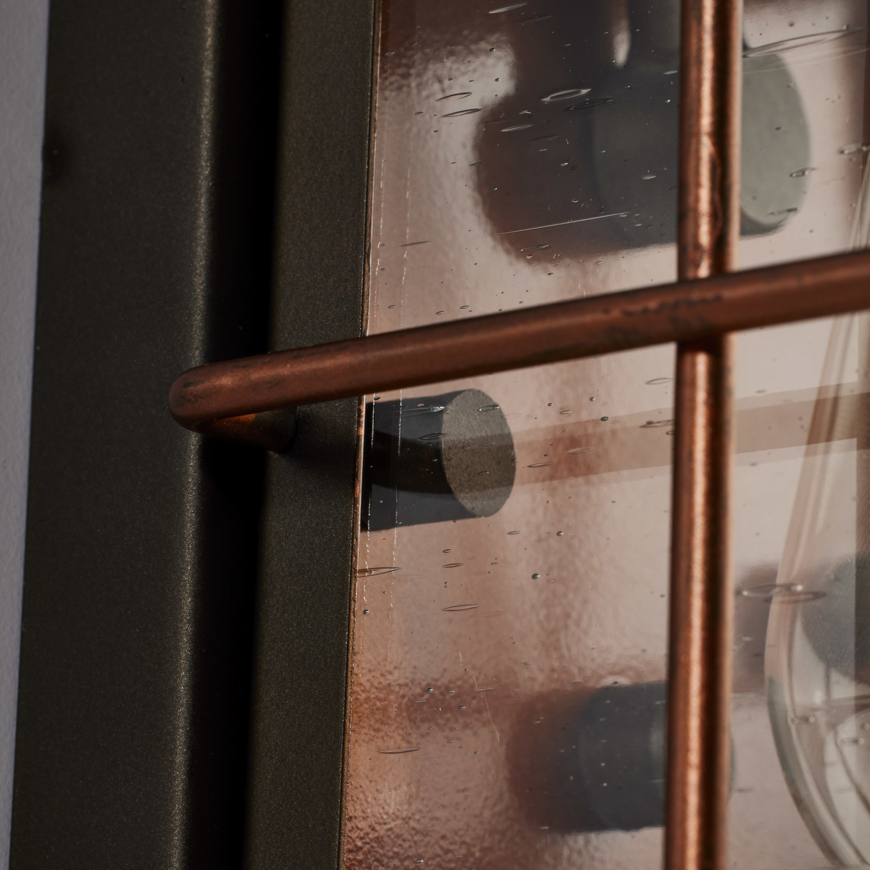 Howell 1 Light 11 inch Bronze and Copper Accents Outdoor Wall Light