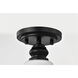 Russel 10 inch Matte Black Semi Flush Mount Ceiling Light