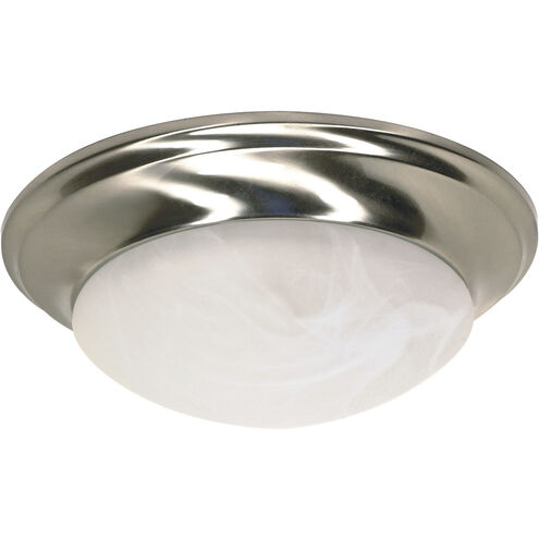 Brentwood 1 Light 12 inch Brushed Nickel Flush Mount Ceiling Light