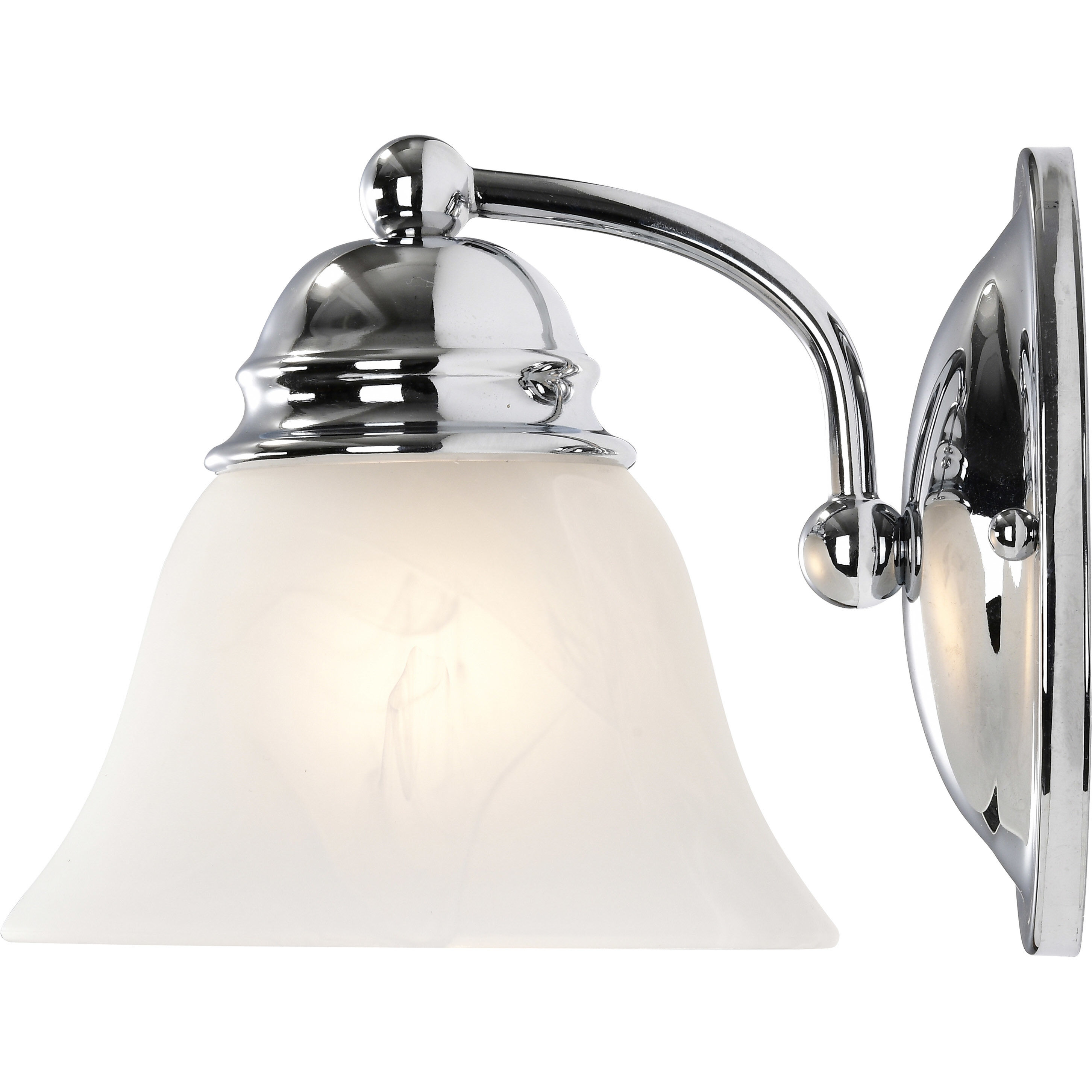 Empire 1 Light 6 inch Polished Chrome Vanity Light Wall Light