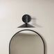 Corrine LED 9.88 inch Matte Black Vanity Light Wall Light