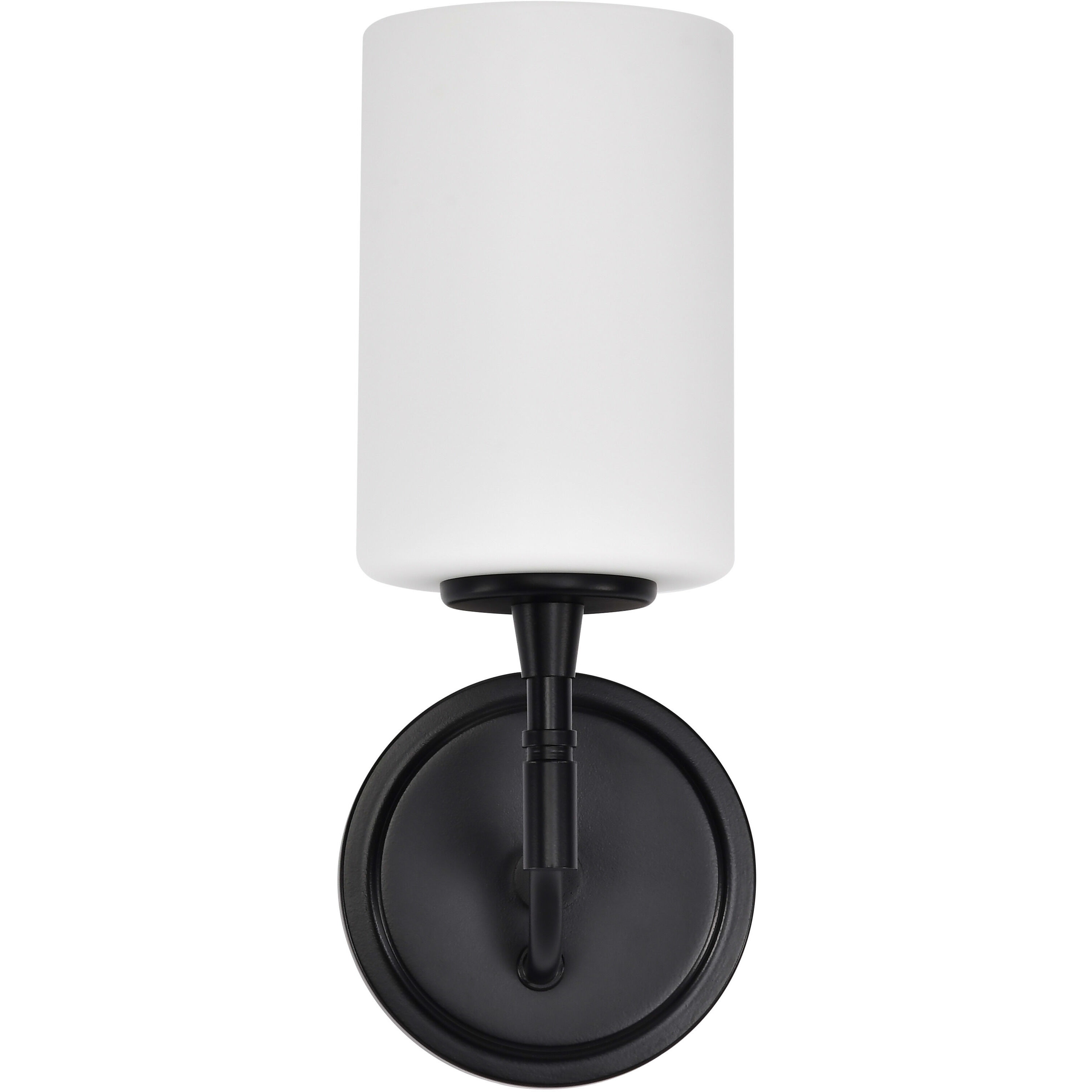 Liam 4.75 inch Matte Black Vanity Wall Light