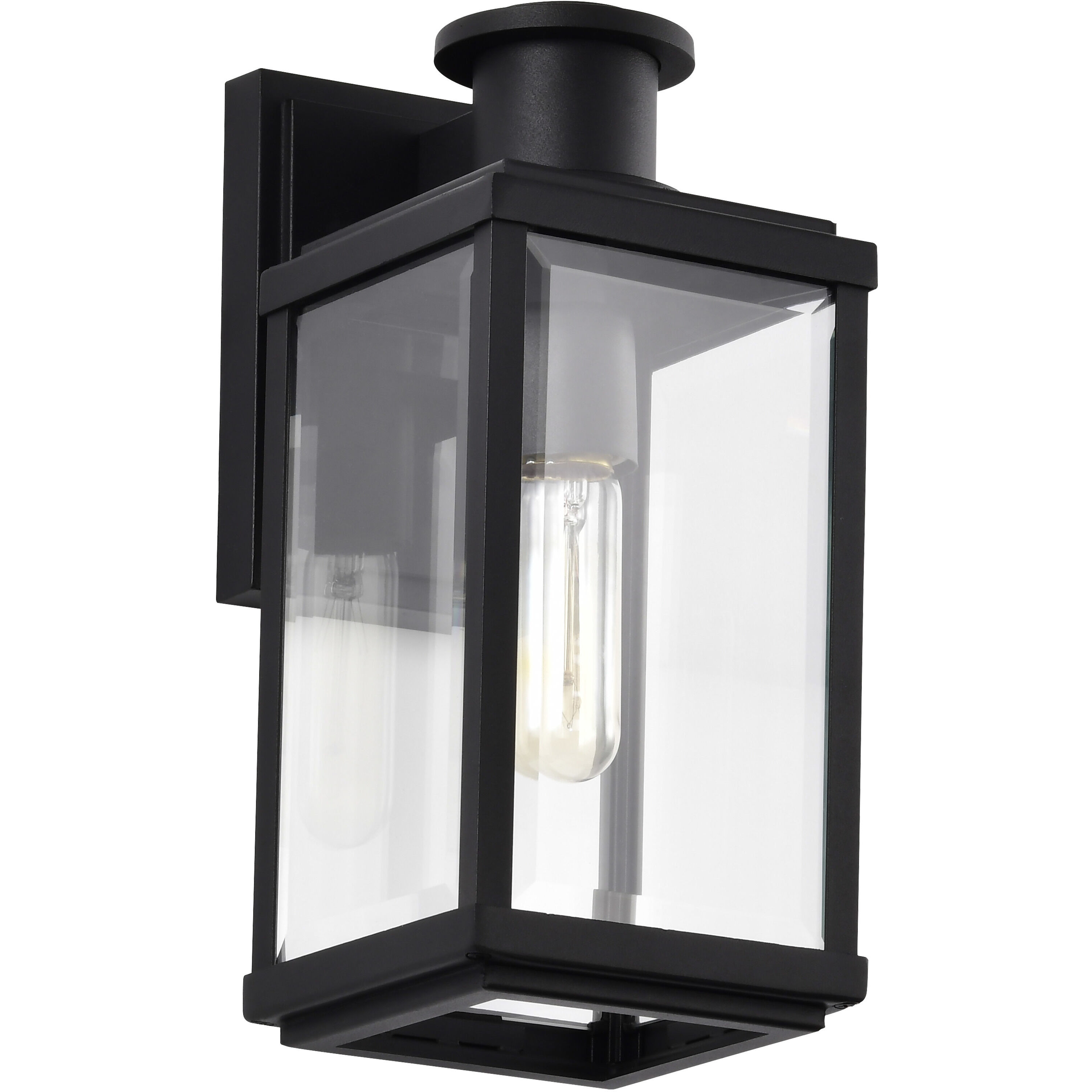 Luca 13 inch Sand Black Outdoor Wall Light
