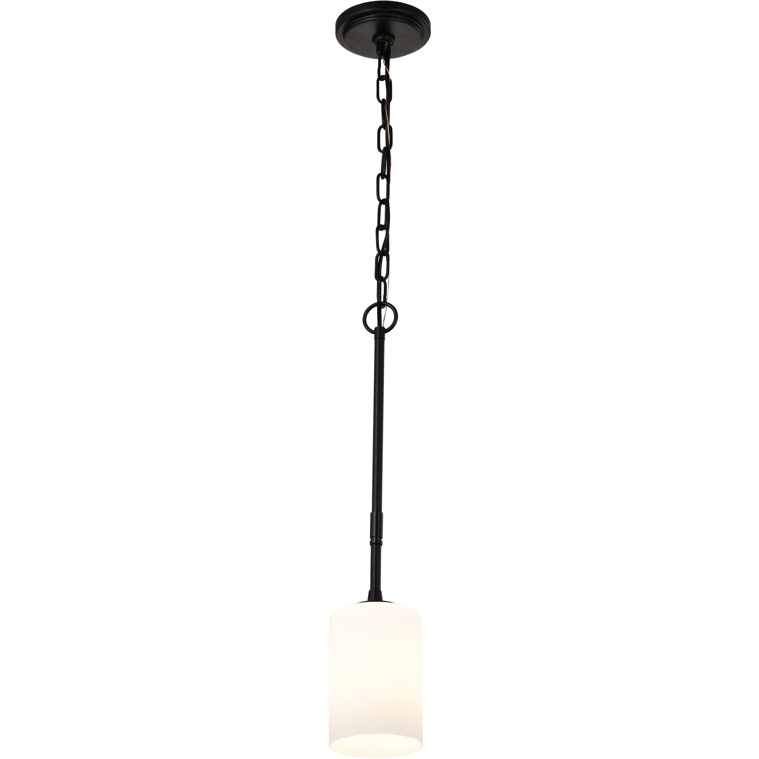 Liam 4.13 inch Matte Black Pendant Ceiling Light