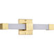 Brightwyn LED 16 inch Brushed Brass Vanity Wall Light