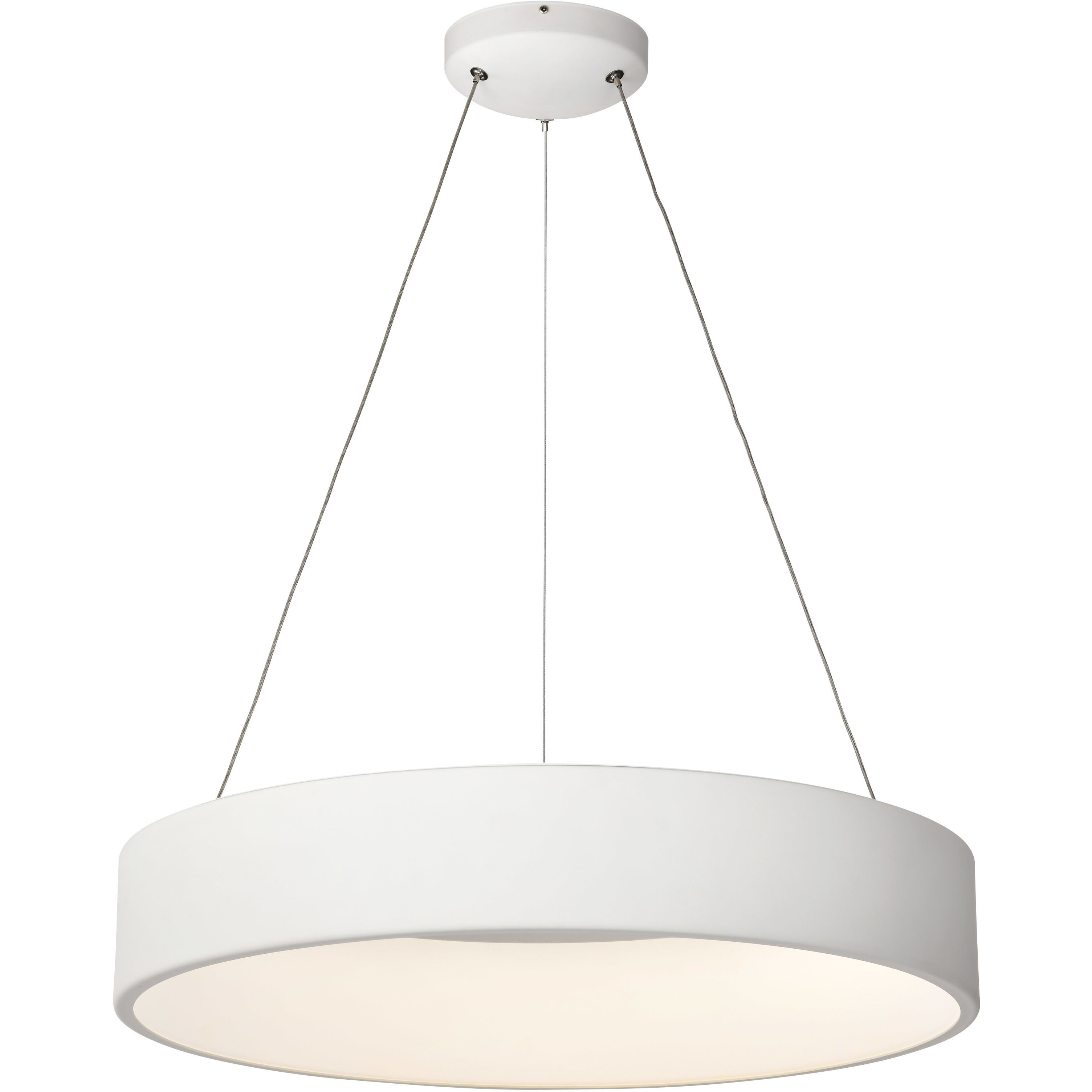 Orbit LED 23.5 inch White Pendant Ceiling Light