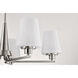Lune 30 inch Brushed Nickel Chandelier Ceiling Light