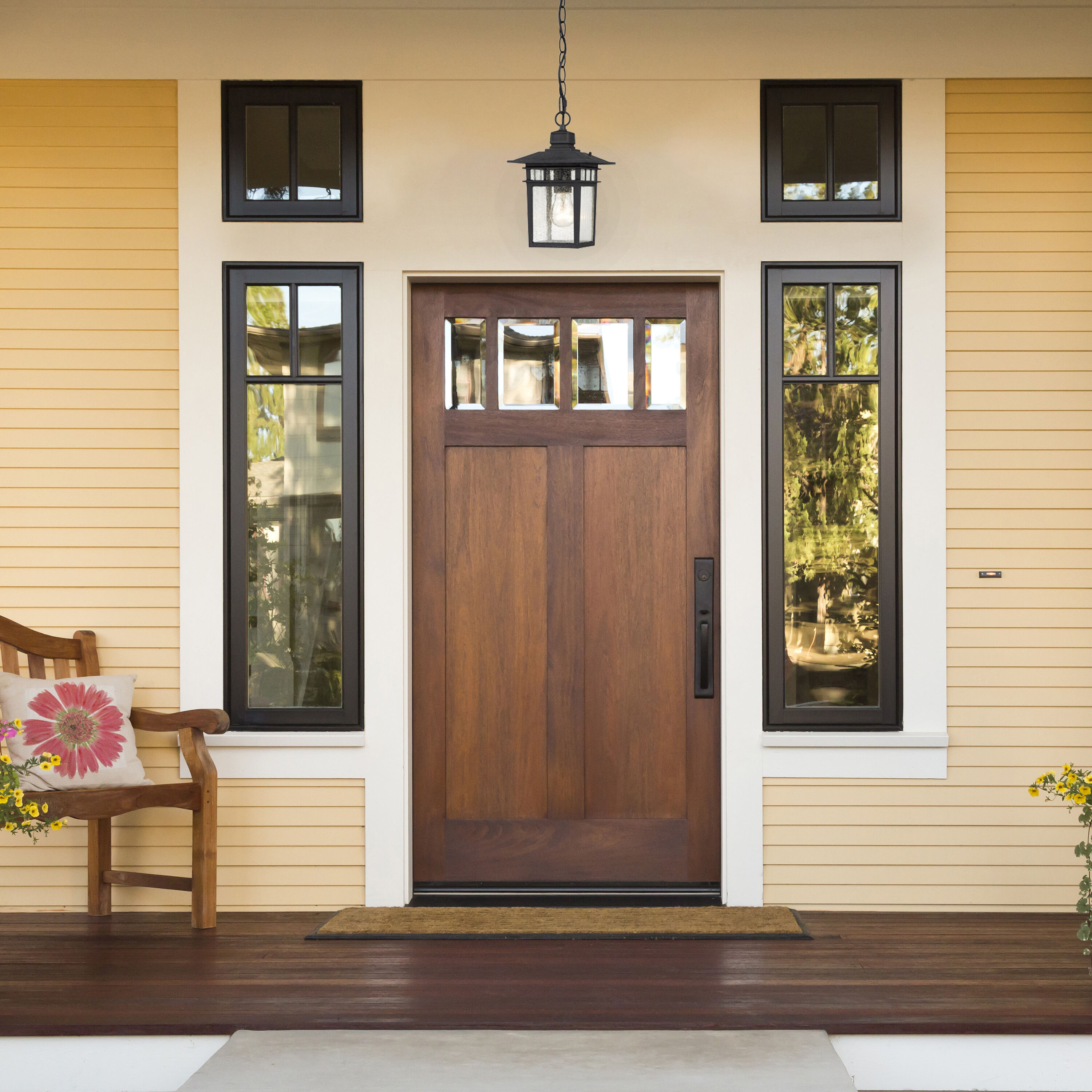 Cove Neck 1 Light 7 inch Textured Black Outdoor Hanging Lantern