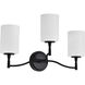 Liam 22 inch Matte Black Vanity Wall Light