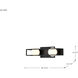 Jenkins LED 15.5 inch Matte Black Vanity Light Wall Light