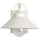 Ridge 8.88 inch White Outdoor Wall Light