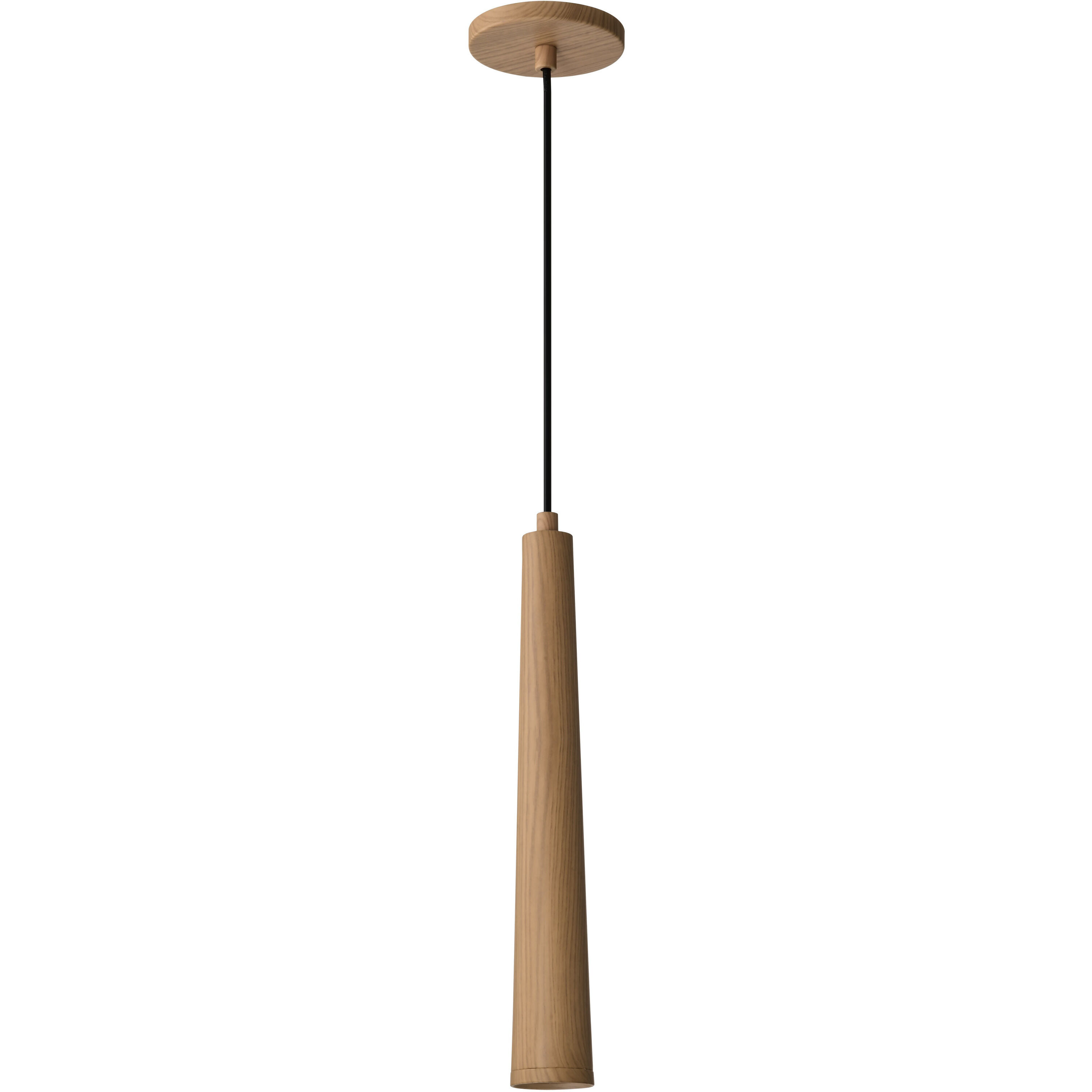 Melrose LED 2.4 inch Ash Wood Pendant Ceiling Light