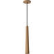 Melrose LED 2.4 inch Ash Wood Pendant Ceiling Light