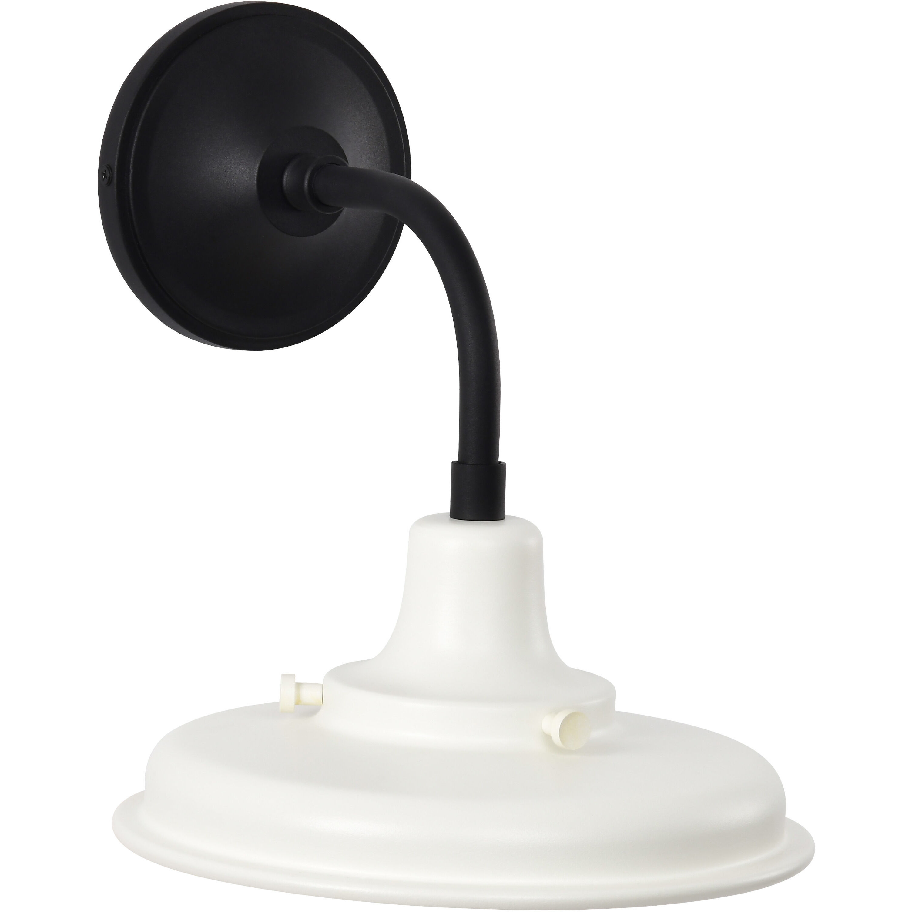 Morris 11.63 inch Black Outdoor Wall Light