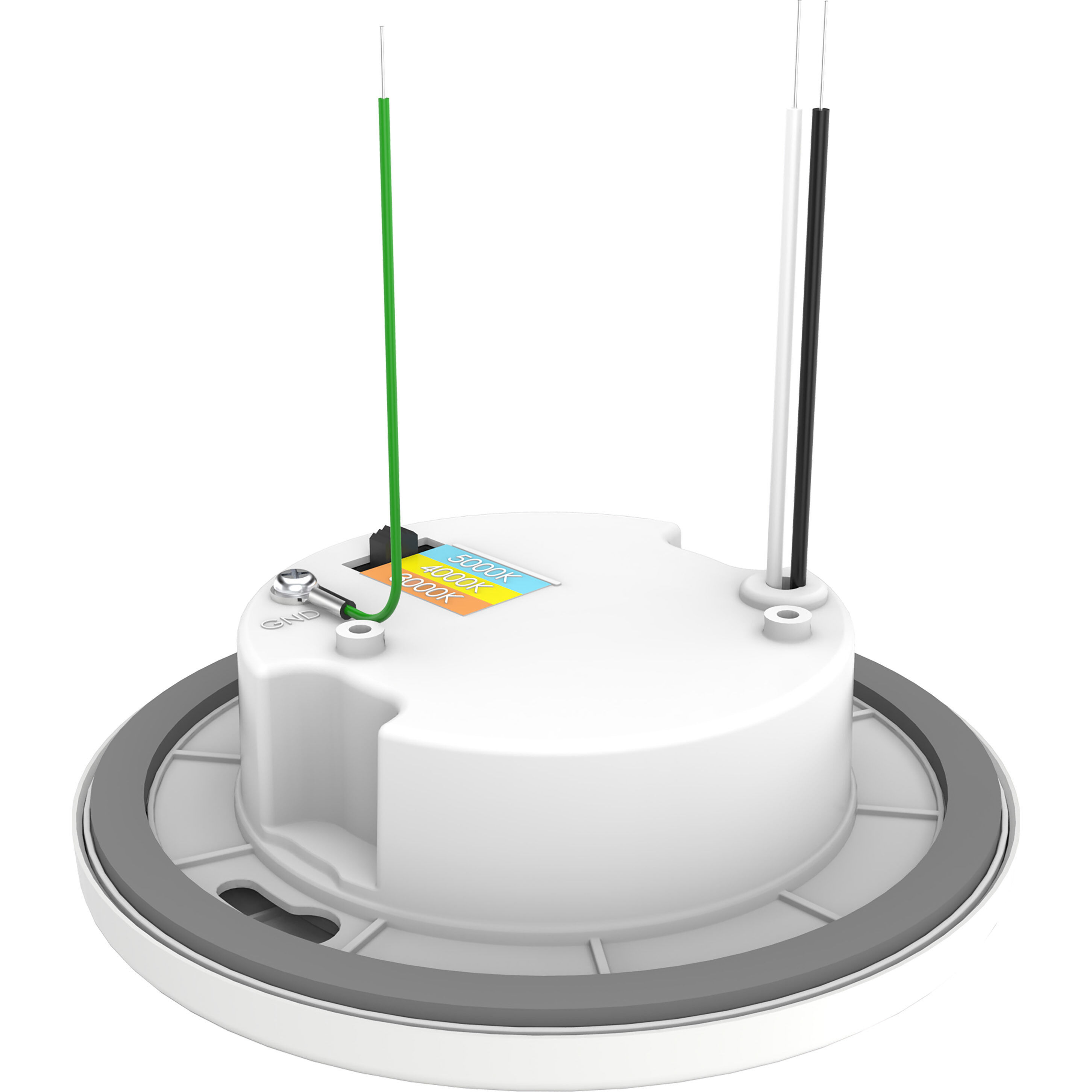 ColorQuick LED 5 inch White Close-to-Ceiling Ceiling Light, Edge Lit