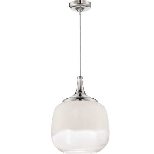 Stellar LED 15.38 inch Polished Nickel Pendant Ceiling Light
