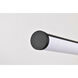 Bowman LED 2 inch Matte Black Pendant Ceiling Light