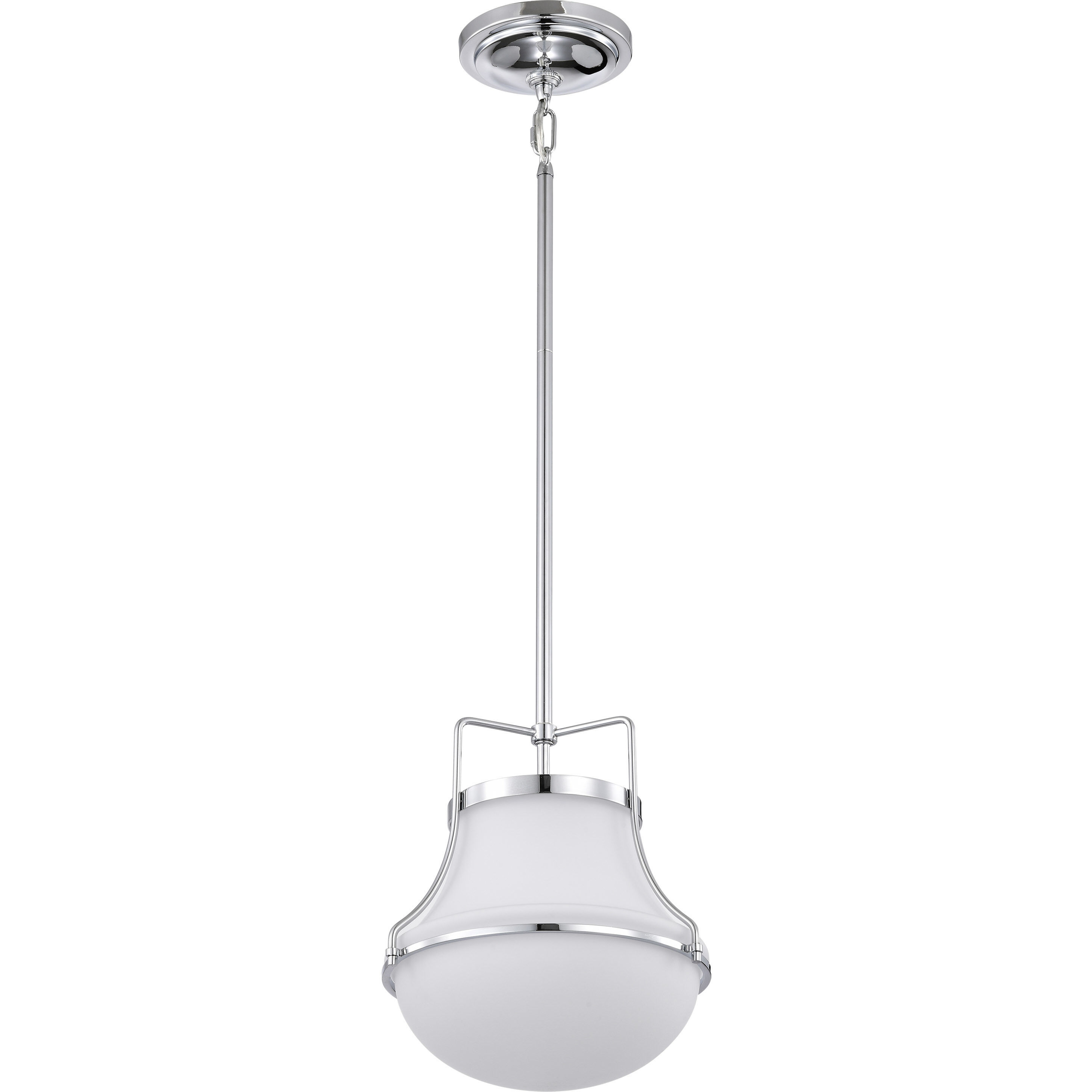 Valdora 1 Light 10.38 inch Polished Nickel Pendant Ceiling Light