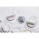 Brentwood LED 4.41 inch White Outdoor Flood Light