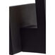Raven LED 10 inch Textured Matte Black Outdoor Wall Sconce