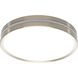 Brentwood LED 11.42 inch Brushed Nickel Flush Mount with Night Light Ceiling Light