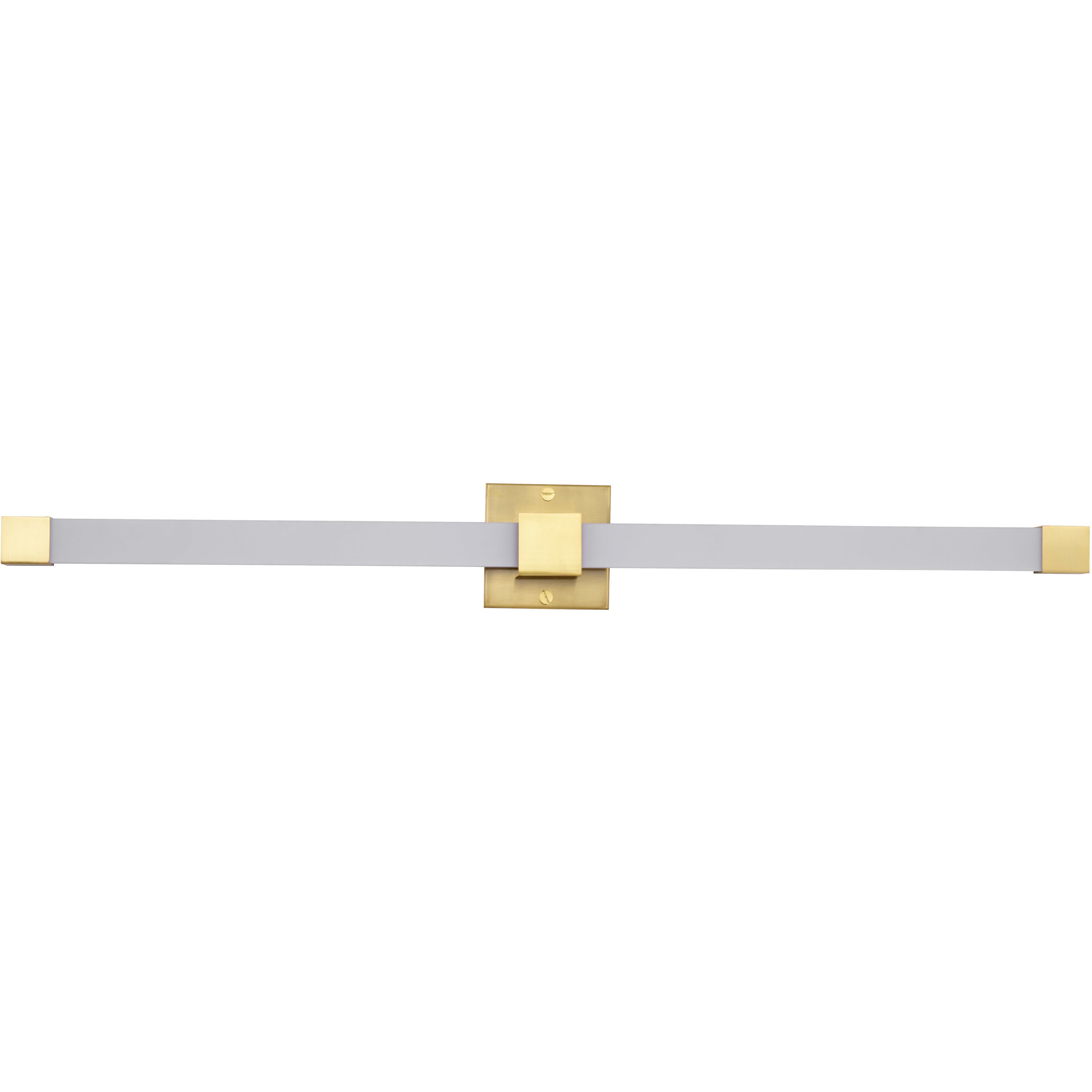 Brightwyn LED 35 inch Brushed Brass Vanity Wall Light