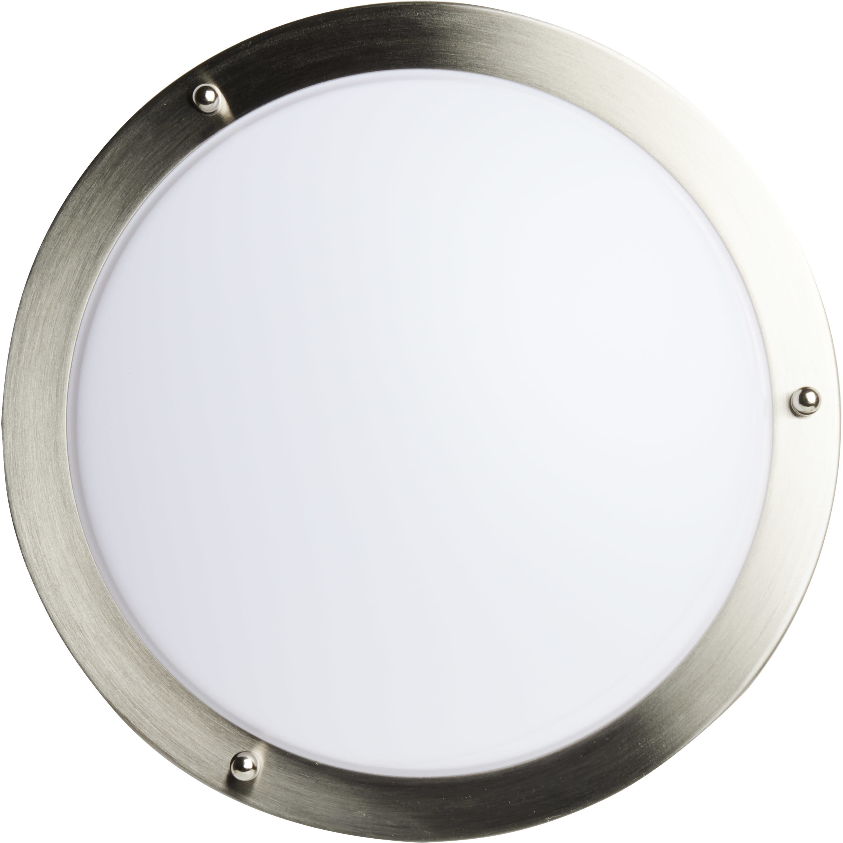 Glamour LED 10 inch Brushed Nickel Flush Mount Ceiling Light