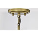 Lakeshore 1 Light 10 inch Natural Brass Pendant Ceiling Light