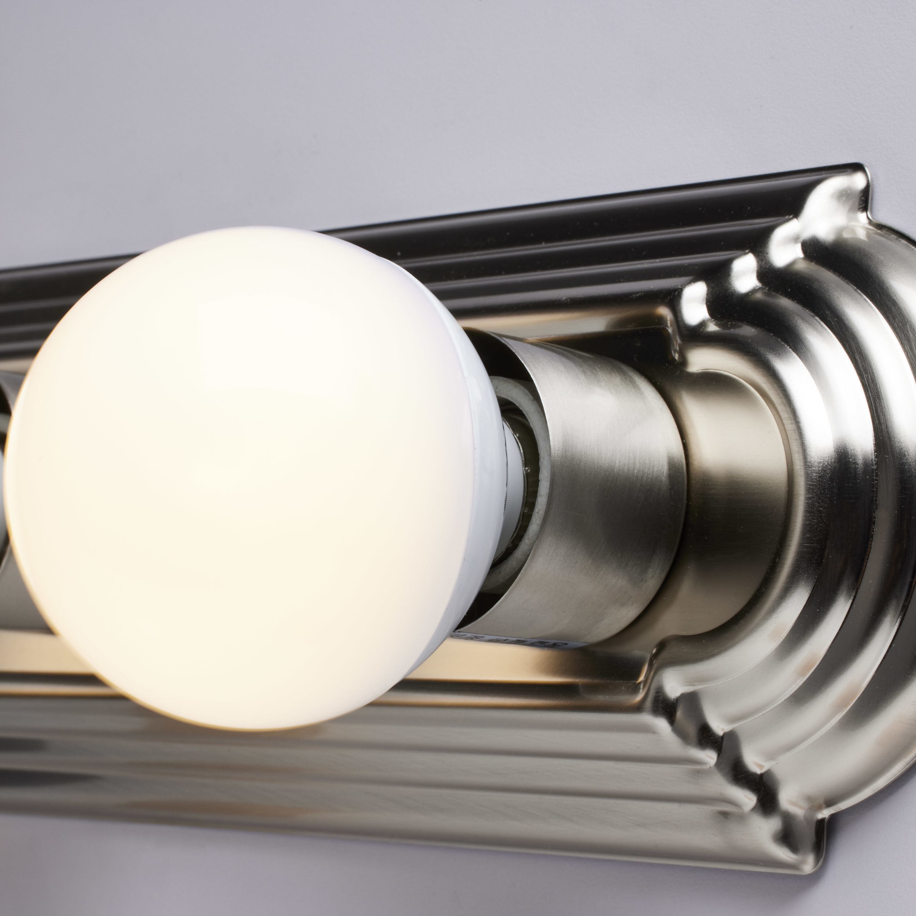 Brentwood 3 Light 18 inch Brushed Nickel Vanity Light Wall Light