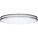 Glamour LED 17.99 inch Brushed Nickel Close-to-Ceiling Ceiling Light