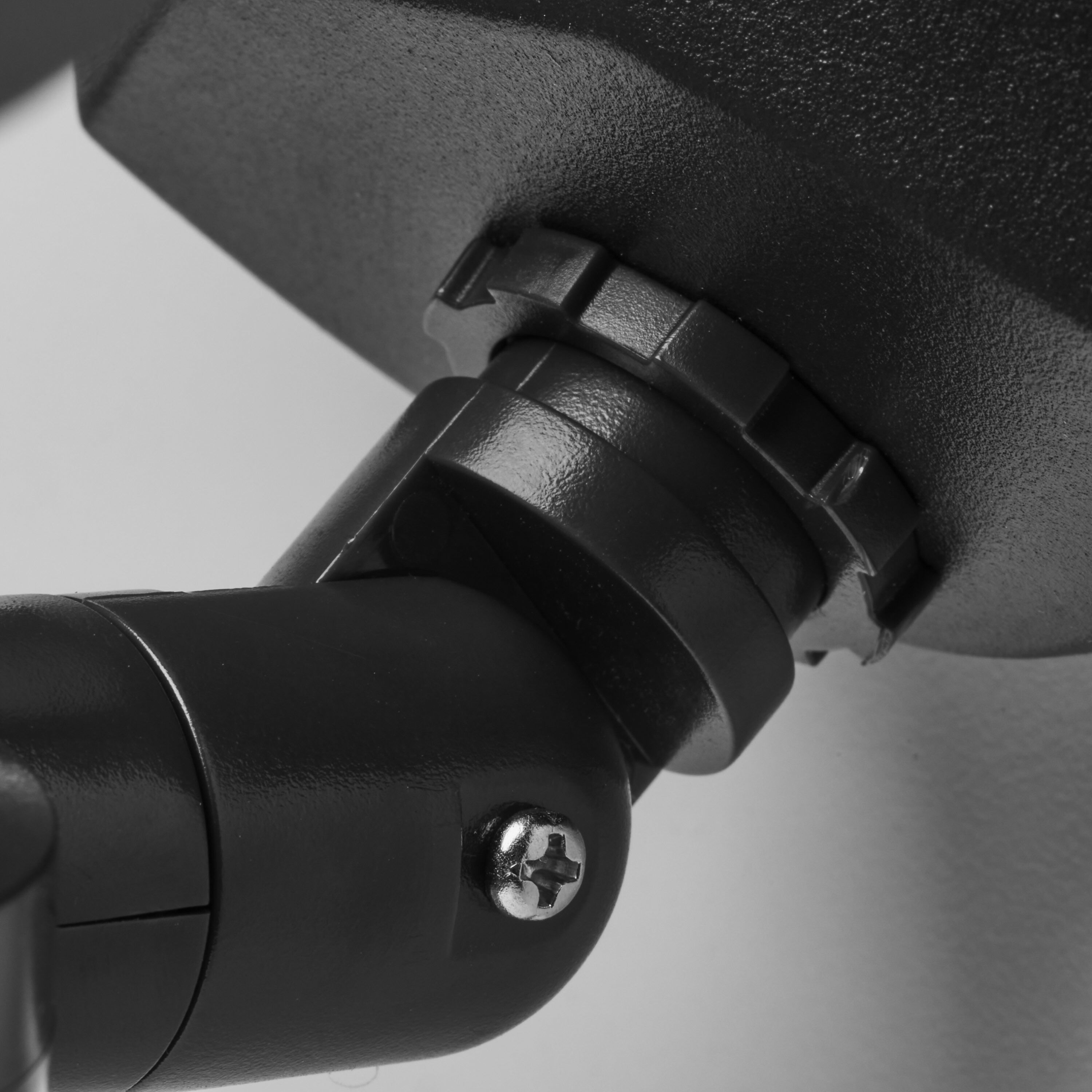 Brentwood LED 6 inch Black Security Light