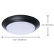 ColorQuick LED 7.4 inch Black Close-to-Ceiling LED Disk Ceiling Light