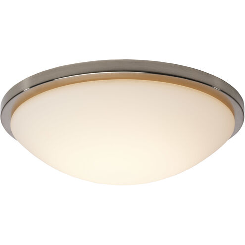 Button LED 17 inch Brushed Nickel LED Flush Mount Ceiling Light