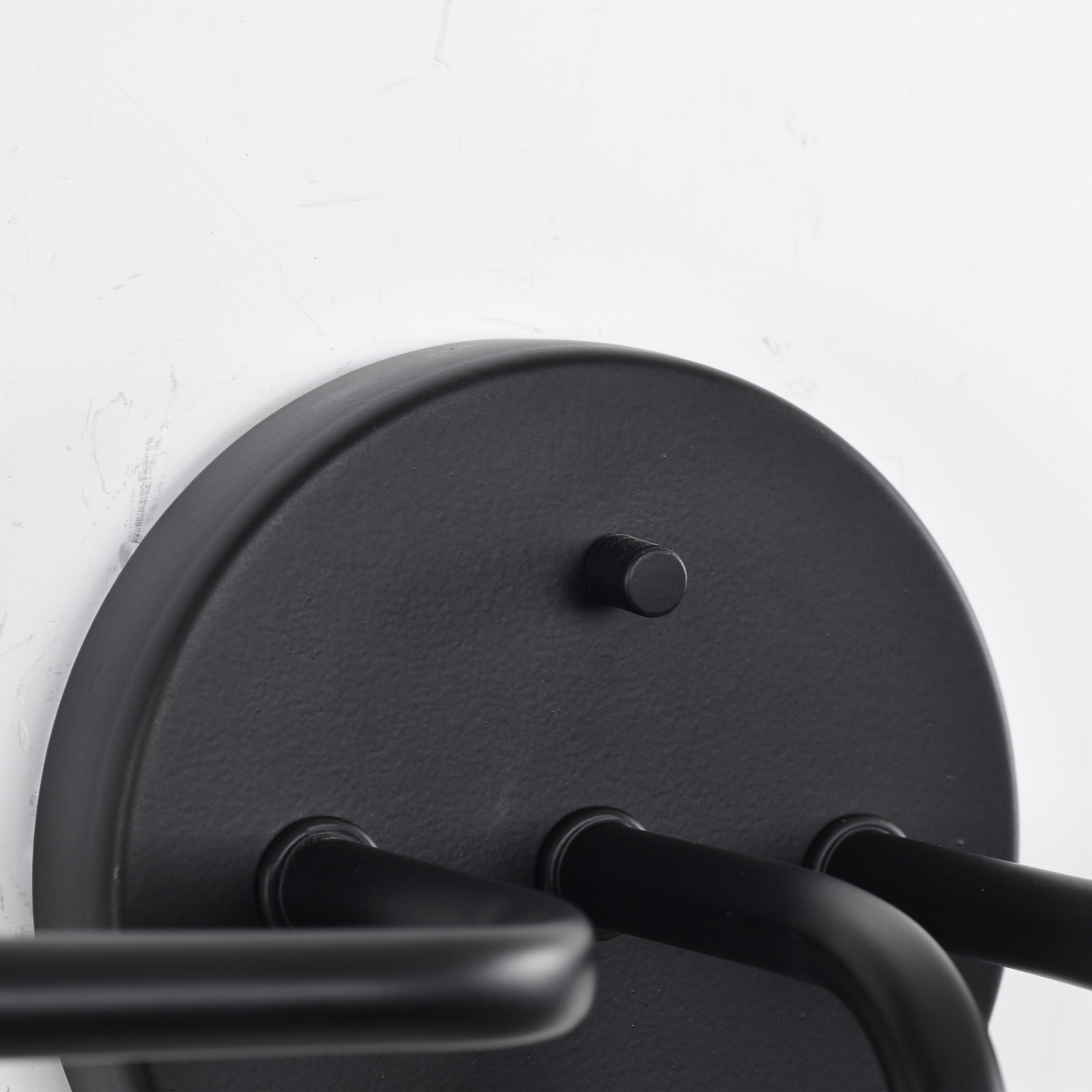 Sloan 3 Light 22 inch Matte Black Vanity Light Wall Light