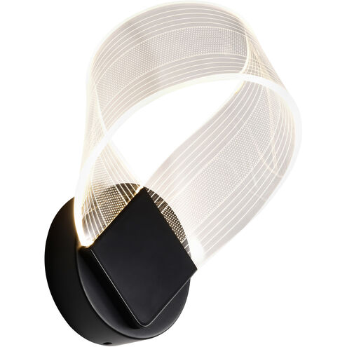 Barnett LED 7.5 inch Matte Black Vanity Light Wall Light