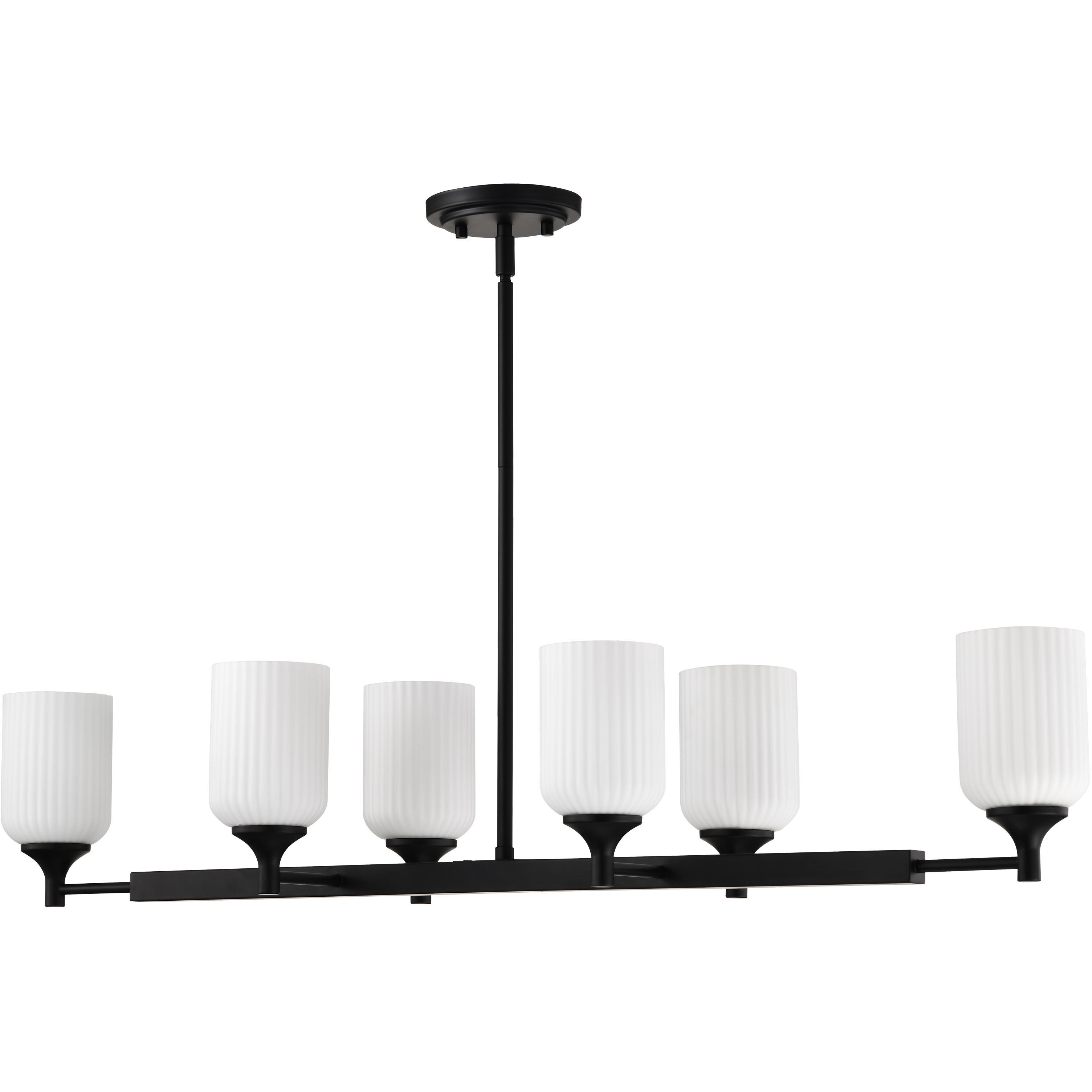 Solara 12 inch Matte Black Pendant Ceiling Light