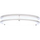 Glamour LED 12.99 inch Brushed Nickel Flush Mount Ceiling Light
