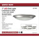 Brentwood LED 7.4 inch Brushed Nickel LED Disk Light Ceiling Light