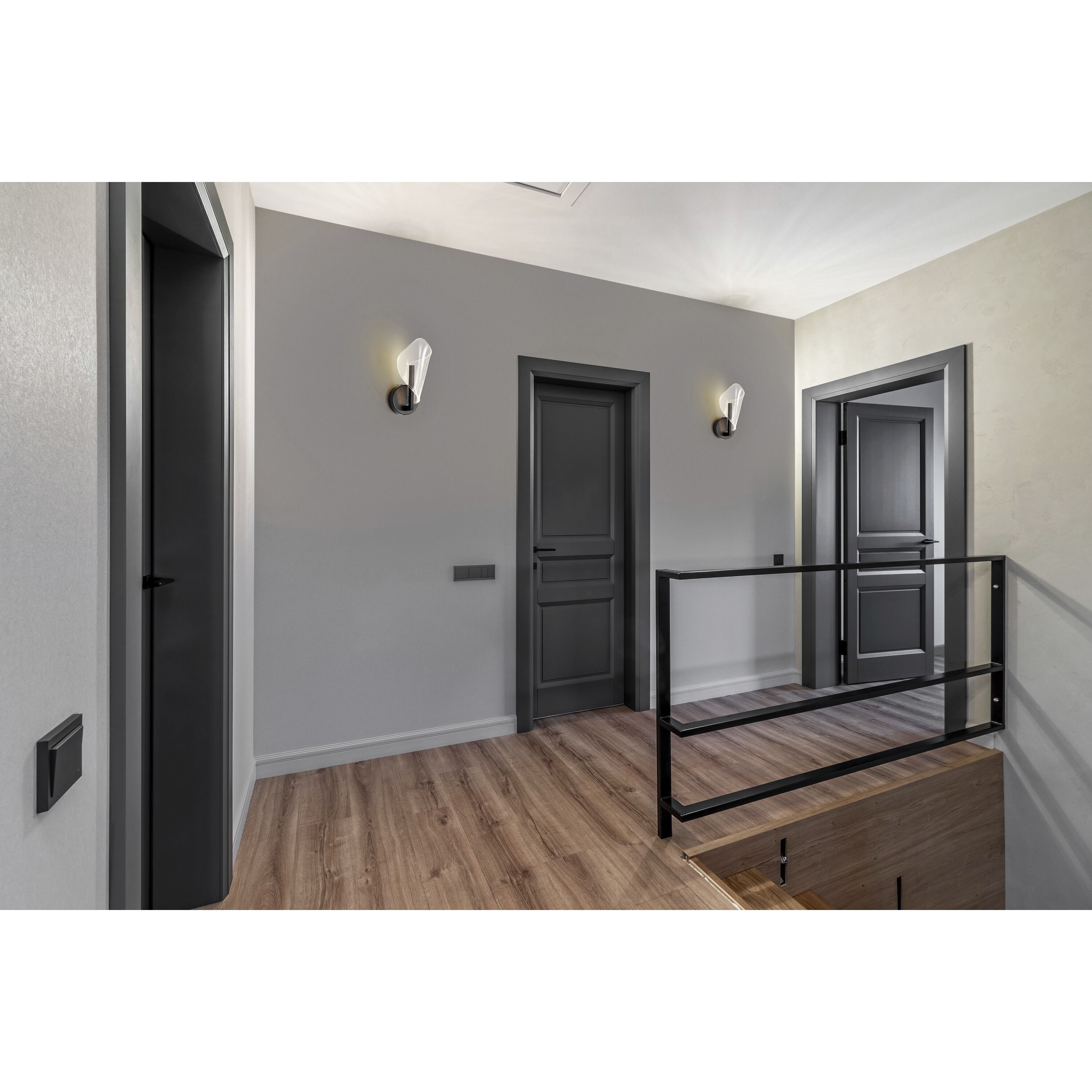 Sedona LED 5.13 inch Matte Black Vanity Light Wall Light